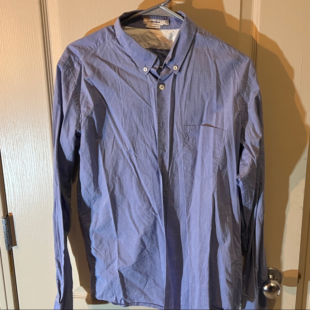 J.Lindeberg Sky Blue Dress Shirt